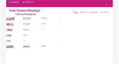 Desktop Screenshot of cutecocoonboutique.com